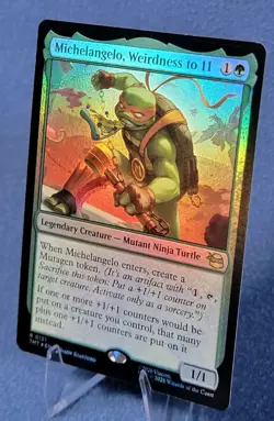 Michelangelo, Weirdness to 11 Teenage Mutant Ninja Turtles Foil - Image 1