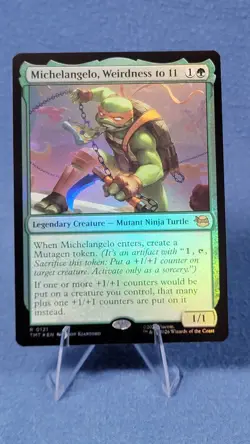 Michelangelo, Weirdness to 11 Teenage Mutant Ninja Turtles Foil - Image 2