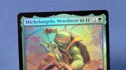 Michelangelo, Weirdness to 11 Teenage Mutant Ninja Turtles Foil - Image 3