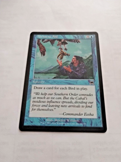 MTG Airborne Aid Onslaught 062/350 Regular Common - Some Edge Wear - See Pics - Image 2