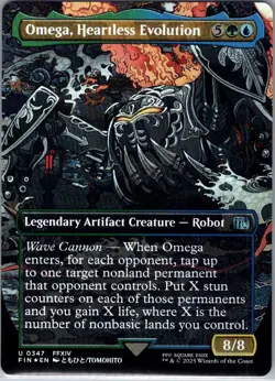 Omega, Heartless Evolution (Borderless) - 347 - FINAL FANTASY - Magic FOIL - B3G - Image 1