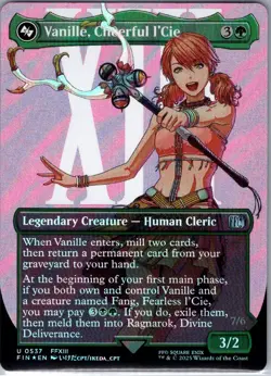 Vanille, Cheerful l'Cie (Borderless) (Surge Foil) - 537 - FINAL FANTASY - FOIL - - Image 1