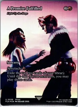 A Promise Fulfilled - Light Up the Stage (Showcase) - 39 - FINAL FANTASY FOIL - - Image 1
