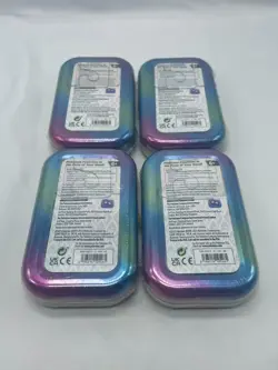 Pokemon TCG Scarlet & Violet Prismatic Evolutions- Lot Of 4 Mini Tin’s SEALED - Image 2