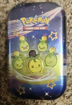 Pokemon Paldean Fates Mini Tin - Smoliv Sealed - Image 1