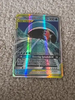 Pokemon Magikarp & Wailord GX TAG TEAM Promo Holo SM166 SM 300HP - Image 1