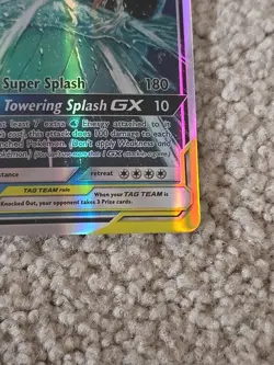 Pokemon Magikarp & Wailord GX TAG TEAM Promo Holo SM166 SM 300HP - Image 2
