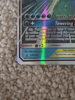 Pokemon Magikarp & Wailord GX TAG TEAM Promo Holo SM166 SM 300HP - Image 3