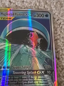Pokemon Magikarp & Wailord GX TAG TEAM Promo Holo SM166 SM 300HP - Image 5