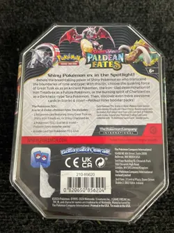 Pokemon TCG: Scarlet & Violet Paldean Fates Tin - Great Tusk ex - Image 2