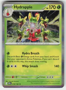 Hydrapple 018/182 Holo Rare Destined Rivals Pokemon NM - Image 1