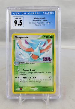 2006 Pokemon EX Holon Phantoms Masquerain Reverse Holo 47/110 CGC 9.5 - Image 1
