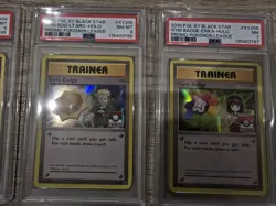 Kanto 8 Gym Badge Pokemon League HOLO XY PROMO XY203-210 SEQUENTIAL SET PSA 7-9 - Image 3