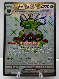 Pokemon Forretress ex 230/193 Paldea Evolved SV Ultra Rare Full Art - Image 2