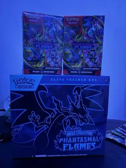 Pokemon TCG Phantasmal Flames ETB And Two Booster Bundles - Image 3
