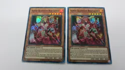 2x SUPER QUANTUM RED LAYER UNLIMITED OP14-EN006 SUPER RARE YUGIOH PACK FRESH - Image 1