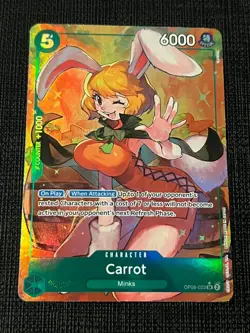 One Piece Two Legends Carrot OP08-023 Parallel Alternate Alt Art NM - Image 1