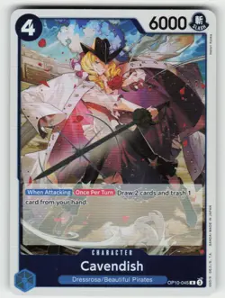 Cavendish (045) OP10-045 Rare Royal Blood One Piece NM - Image 1