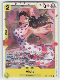 VIOLA EB01-052 SR EXTRA BOOSTER: MEMORIAL COLLECTION ONE PIECE NM/M - Image 2