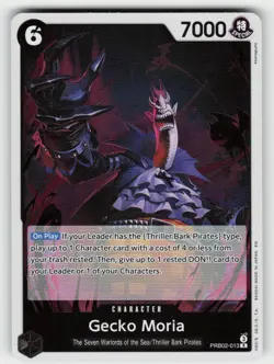 GECKO MORIA PRB02-013 R PREMIUM BOOSTER -THE BEST- VOL. 2 ONE PIECE NM/M - Image 2