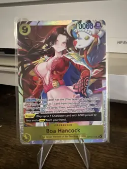 One Piece The Azure Sea's Seven Boa Hancock OP14-112 SR Foil NM - Image 1