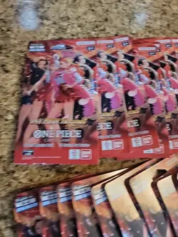 One Piece TCG EB-03 Heroines Edition Lot Of 34 Sleeved Booster Packs *SEALED* - Image 2