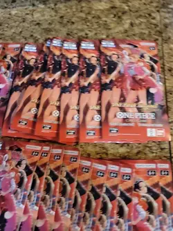 One Piece TCG EB-03 Heroines Edition Lot Of 34 Sleeved Booster Packs *SEALED* - Image 3