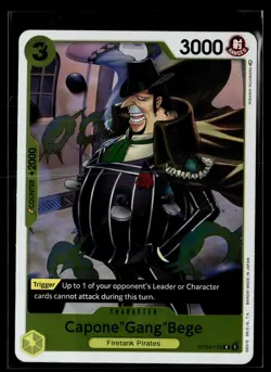 One Piece TCG Kingdoms of Intrigue #OP04-100 Capone"Gang"Bege - Image 1