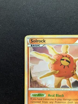 M/NM Pokemon Solrock Holo Card 9/102 Triumphant - Image 2