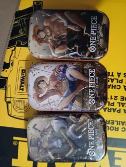 ONE PIECE CARD GAME Mini Tins Complete Set Of 3 VOL. 2 In Hand Ready To Ship - Image 1