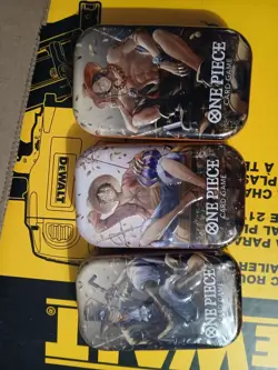 ONE PIECE CARD GAME Mini Tins Complete Set Of 3 VOL. 2 In Hand Ready To Ship - Image 2