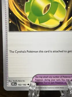 Cynthia's Power Weight 162/182 Play! Pokemon Prize Pack Series Cards Non-Holo NM - Image 4