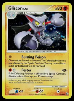 Pokemon Card - Gliscor Legends Awakened 5/146 Holo Rare - Image 1