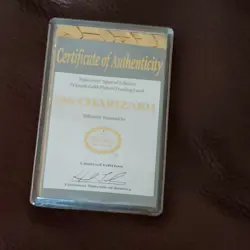 Pokemon Charizard 23k gold plated Trading card with Case Protection - Image 3