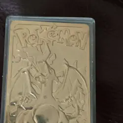 Pokemon Charizard 23k gold plated Trading card with Case Protection - Image 5