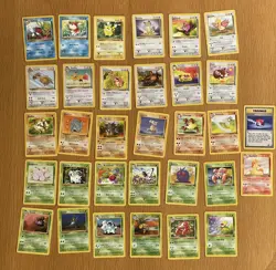 Pokemon Vintage Jungle Bundle. 32 Jungle Pokemon Cards. NM unplayed - Image 1