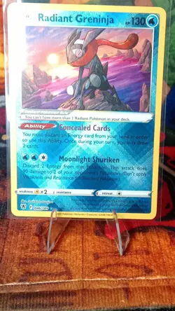 Radiant Greninja 046/189 Swsh10: Astral Radiance Holo Radiant Rare Pokemon Card - Image 1