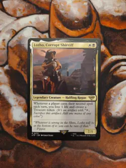 NM Lotho, Corrupt Shirriff Universes Beyond: Lord of the Rings Tales of M-E - Image 1