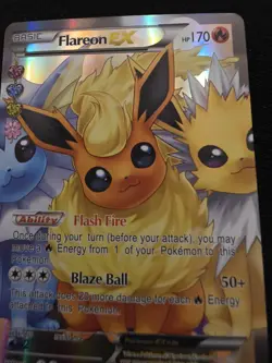 Pokemon TCG: Flareon EX RC28/RC32 Generations: Radiant Collection - Image 1