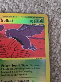 2003 Pokemon Golbat 060/144 Skyridge Holo - Image 5