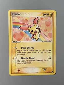 Pokemon TCG - PLUSLE - 69/101 - EX: HIDDEN LEGENDS (2004) - **DAMAGED** - Image 1