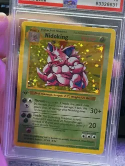1999 Pokemon Base Set Nidoking #11 Holo – 1st Edition Shadowless – PSA 10 GEM MT - Image 5