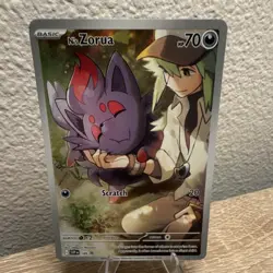 Pokemon N's Zorua ex SVP: Scarlet & Violet Promo 189 Holo English - Image 1