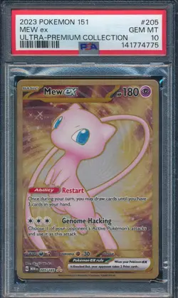 2023 Pokemon 151 Ultra Premium Collection 205 Mew EX PSA 10 - 141774775 - Metal - Image 1