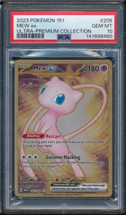 2023 Pokemon 151 Ultra Premium Collection 205 Mew EX PSA 10 - 141698460 - Metal - Image 1