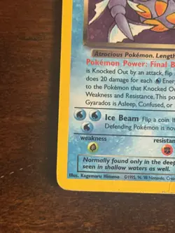 Pokemon TCG - Dark Gyarados - 8/82 - Holo - Prerelease Promo SWIRL - Image 5