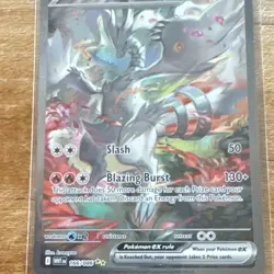 Pokemon Reshiram EX 166/086 Sv: White Flare Holo Rare 230 HP Blaze Burst Slash - Image 5
