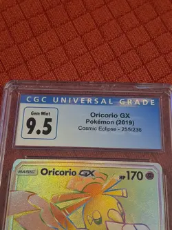 2019 Pokemon Oricorio GX Cosmic Eclipse 255/236 CGC 9.5 - Image 2