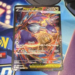 Pokemon Mega Latias EX 181/132 Me01: Mega Evolution Illustration Rare Holo - Image 5