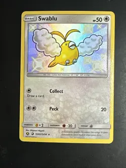 2019 Pokemon Hidden Fates Swablu Shiny Vault #SV42/SV94 Rare NM-M - Image 1
